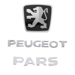 آرم صندوق عقب خودرو قطعه سازان کبیر مدل ARM-PARS-574 مناسب برای پژو پارس مجموعه 3 عددی