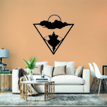 استیکر مدل چوبی طرح قایق کد S57