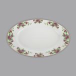 سرویس غذاخوری 28 پارچه 6 نفر چینی زرین ایران مدل ایتالیا اف بیدگل درجه عالی