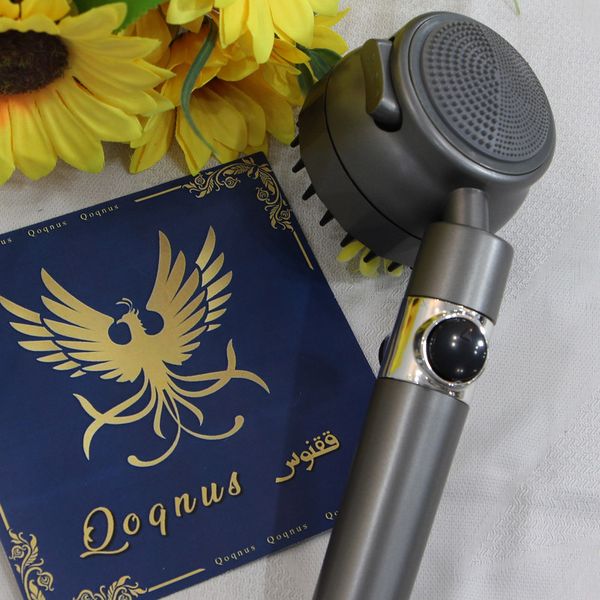سردوش حمام ققنوس مدل توربو ماساژور چرخشی لوکس