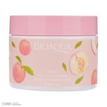 کرم اسکراب صورت و بدن بی آکوا مدل Peach مناسب برای انواع پوست وزن 140 گرم