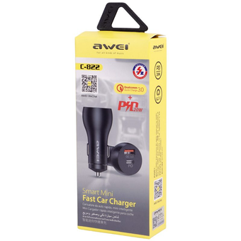 شارژر فندکی خودرو awei مدل C-822