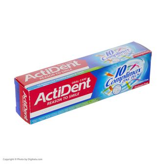 خمیر دندان اکتیدنت مدل 10Complimax وزن 130 گرم