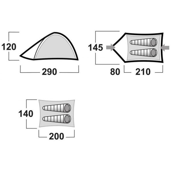 چادر اضطراری هاسکی مدل 2021 Bizam 2 Army