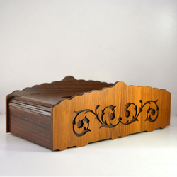 جعبه دستمال کاغذی گلدار مدل B123