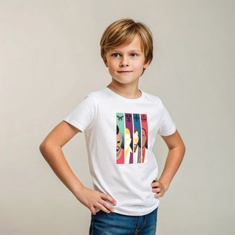 تی شرت سفید آستین کوتاه پسرانه مدل Farcry