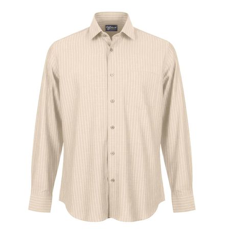 پیراهن آستین بلند یقه برگردان مردانه مدل MDSS-CH6642