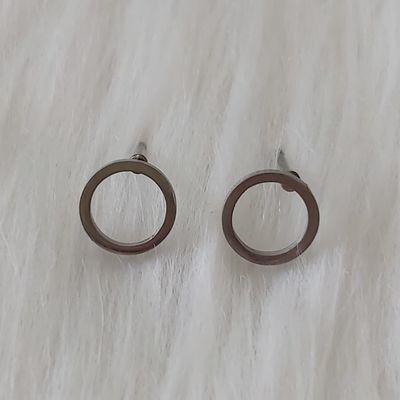 گوشواره زنانه مدل میخی طرح دایره کد shape111