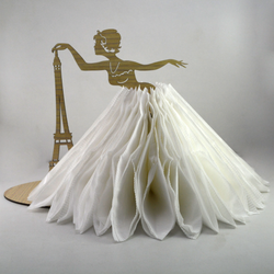 نگهدارنده دستمال کاغذی طرح ایفل مدل B108