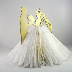 نگهدارنده دستمال کاغذی عروس مدل B109