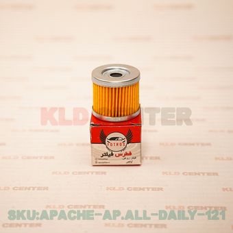 فیلتر روغن فابریک موتورسیکلت خانواده آپاچی مناسب برای AP150,160,180,200cc برند فطرس فیلتر مدل FFO 7232