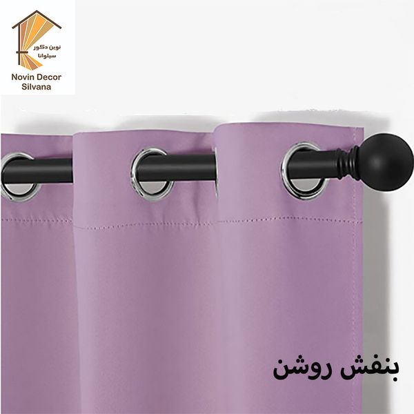 پرده نوین دکور سیلوانا مدل کتان 28 سایز 280 × 140 سانتی متر 