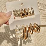پک گوشواره 6جفتی حلقه ای بزرگ