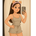 ست تاپ و شلوارک لبه چین دار 🎀✨