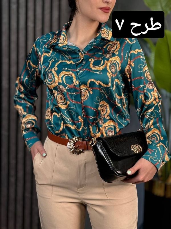 شومیز ساتن سیلک کد 1742
