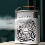 پنکه رومیزی -بخوردار (مه پاش)-زمان دار-چراغ دار-چند حالته