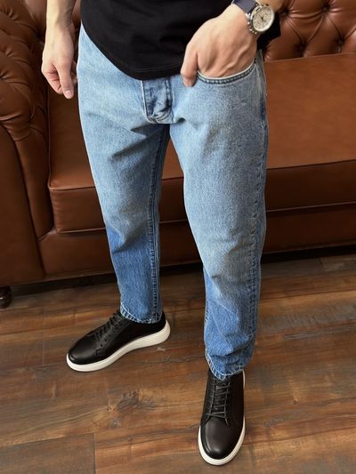 شلوار جین مام فیت کد p225