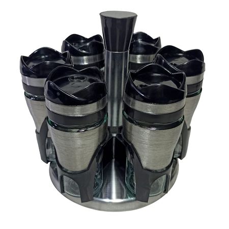 ست جا ادویه 6 پارچه کاپریس مدل فلورا کد RSB6