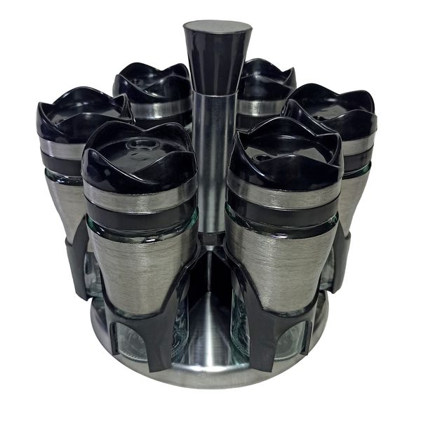 ست جا ادویه 6 پارچه کاپریس مدل فلورا کد RSB6