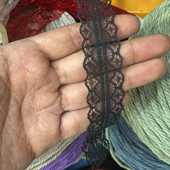 نوار تور مشکی دو طرف دالبر