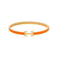 بنگل طلا 18 عیار زنانه رگالری طلا مریم اکرمی مدل هرمس