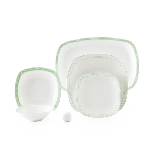 سرویس غذاخوری 27 پارچه 6 نفره چینی زرین ایران مدل Mon Belan