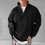 بافت نیم زیپ مشکی