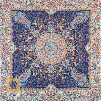 رومیزی ترمه سنتی طرح افشار کد 1