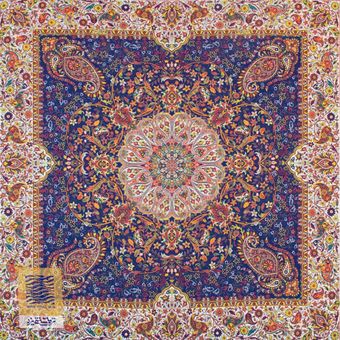 رومیزی ترمه سنتی طرح افشار کد 3