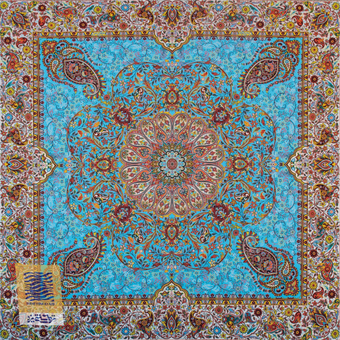 رومیزی ترمه سنتی طرح افشار کد 6