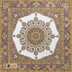 رومیزی ترمه سنتی طرح آوین کد 2