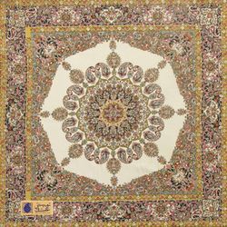 رومیزی ترمه سنتی طرح آوین کد 3