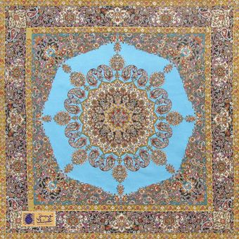 رومیزی ترمه سنتی طرح آوین کد 6