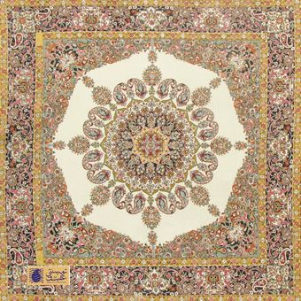 رومیزی ترمه سنتی طرح آوین کد 7