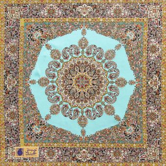 رومیزی ترمه سنتی طرح آوین کد 8