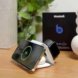 شارژر بی سیم مدل 3in1 magnetic wireless charger