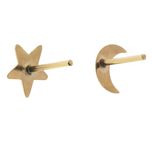 گوشواره زنانه مدل ماه و ستاره*179