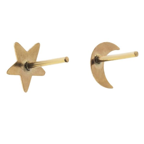 گوشواره زنانه مدل ماه و ستاره*179