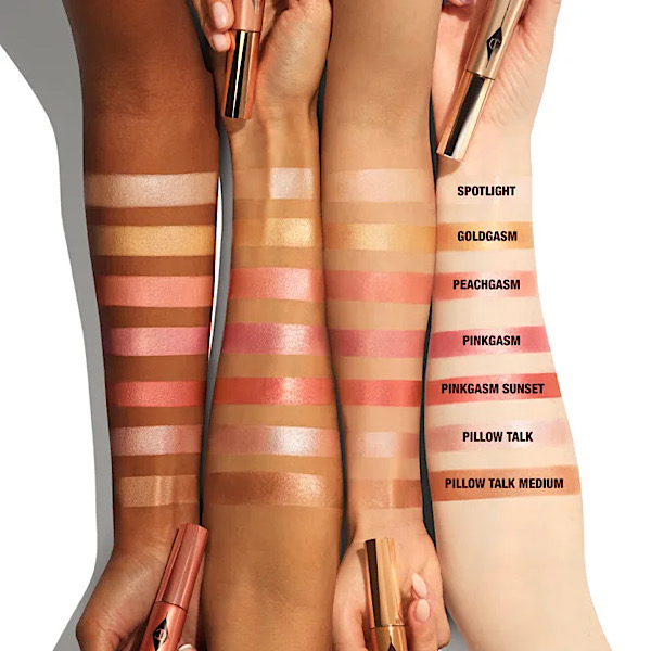 هایلایتر شارلوت تیلبری Charlotte Tilbury Beauty Highlighter Wand pilow talk