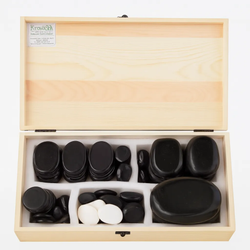 ست سنگ ماساژ 56 تکه Hot Stone Massage 56 PCS