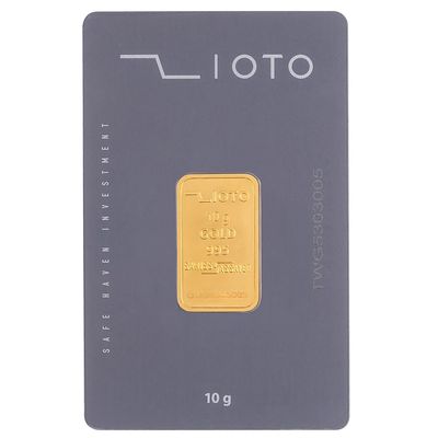 شمش طلا 24 عیار زیوتو مدل A 10