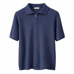 پولوشرت بافت نیم زیپ