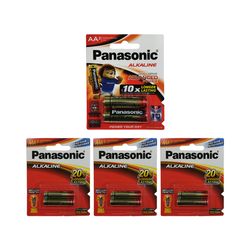 باتری قلمی و نیم قلمی پاناسونیک مدل آلکالاین بسته 8 عددی