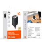 شارژر دیواری 67 وات مک دودو مدل CH-4100 به همراه کابل متصل به بدنه USB-C