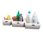 سبد وسایل کودک مدل Baby box بسته 3 عددی