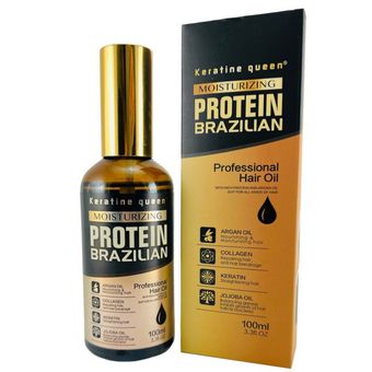 روغن مو  کراتین کوئین مدل پروتئین برزیل حجم 100 میلی لیتر