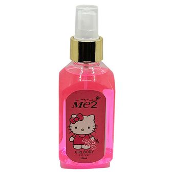 بادی اسپلش دخترانه می تو مدل Hello Kitty حجم 200 میلی لیتر