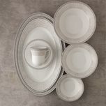 سرویس چینی 35 پارچه غذاخوری چینی زرین ایران طرح شهرزاد مدل ورونا درجه عالی