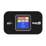 مودم 4G LTE قابل حمل اسفیورد مدل M750 با باتری 3000 میلی‌آمپرساعت، پشتیبانی از 10 کاربر همزمان، نمایشگر رنگی دیجیتال، اتصال بی‌س