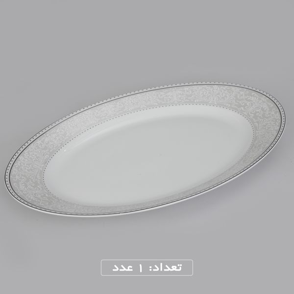 سرویس چینی 35 پارچه غذاخوری چینی زرین ایران طرح شهرزاد مدل ورونا درجه عالی